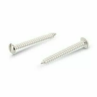 Винт DIN 7971 А2 форма С самонарезающий, с цилиндрической головкой, прямой шлиц 6,3х22 изображения
