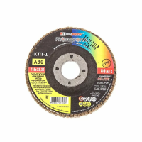 Диск лепестковый Lugaabrasiv по металлу 115х22мм Р80 изображения