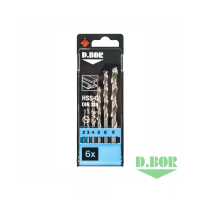 Набор сверл по металлу D.BOR шлифованные HSS-G DIN 338 (6 шт.:2 - 8 мм) изображения