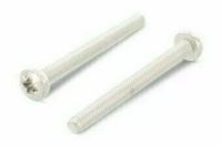 Винт DIN 7985 Z А2 с полукруглой головкой, крестообразный шлиц PZ М4х35 изображения