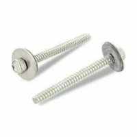 Саморез ART 9098 BZ А2 фасадный тупоконечный, с шестигранной головкой и EPDM-шайбой 6,3х130 изображения