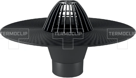 ВБ 110х160 - Кровельная воронка Termoclip с листвоуловителем изображения