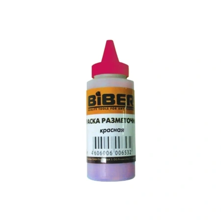 Краска Biber 43201 разметочная порошковая красная (0,115кг) изображения