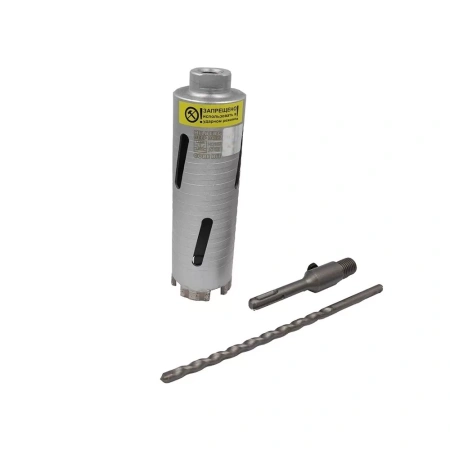 Коронка алмазная удлиненная  SDS-plus в сборе, 52х150 мм изображения