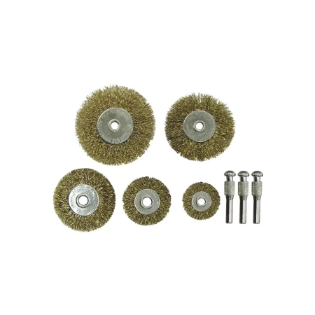 Набор щеток Biber дисковых для дрели 5 шт. 25/38/63/75мм изображения