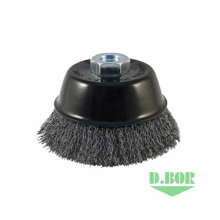 Щётка D.BOR чашечная гофрированная для УШМ, METAL Standard, 60xМ14 изображения