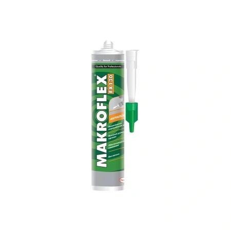 Герметик Makroflex FX130 акриловый белый (450гр) изображения