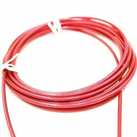 Трос стальной латунированный в цветной ПВХ оболочке D 4/6 изображения