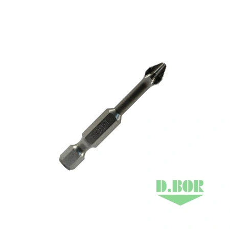 Биты намагниченные D.BOR MAGNETIC, Ph 1x50 мм, Torsion, ACR2, E 6,3 (10 шт.) изображения