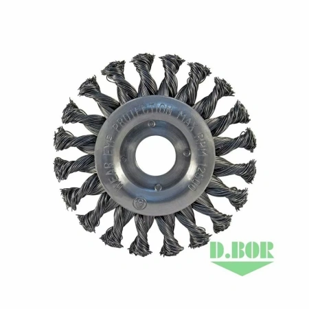 Щётка D.BOR дисковая жгутовая, METAL Standard, 100x22,2 изображения