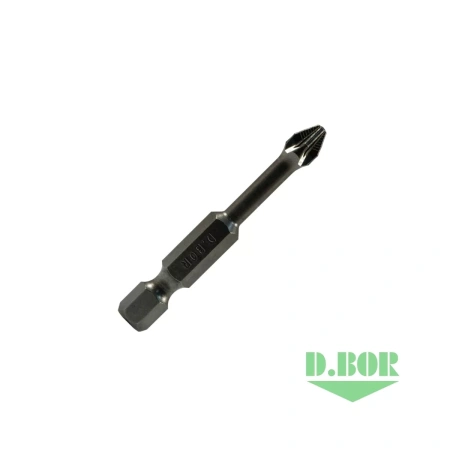 Биты намагниченные D.BOR MAGNETIC, Pz 2x50 мм, Torsion, ACR2, E 6,3 (10 шт.) изображения