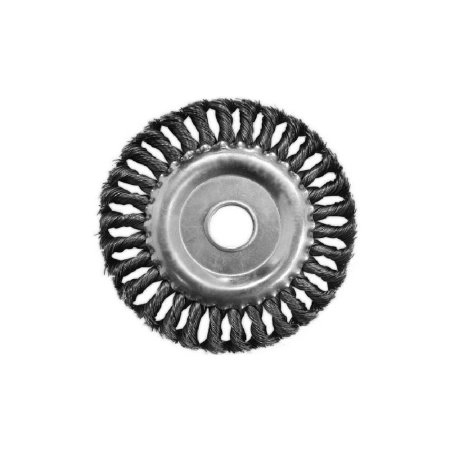 Щётка Biber дисковая витая посад. отв. 22.2/13/16мм, 100мм изображения