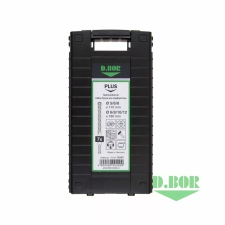 Набор буров D.BOR SDS-plus V PLUS 2-cutting набор 7 шт. изображения