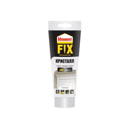 Монтажный клей Момент FIX Кристалл (185г) изображения