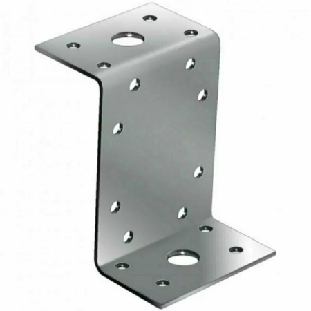 Уголок KUZ Крепежный уголок Z-образный 55x105x90x2 изображения