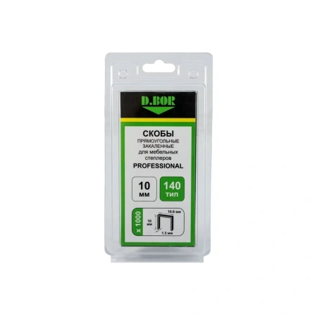 Скобы D.BOR PROFESSIONAL 140/8 1000 шт. изображения