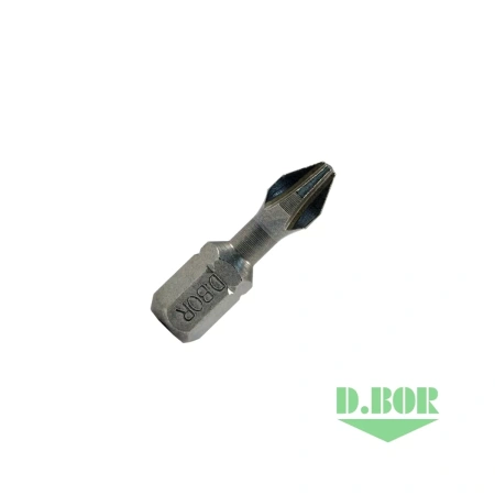 Биты фрезерованные D.BOR Ph 2x25 мм, Torsion, C 6,3 (20 шт.) изображения