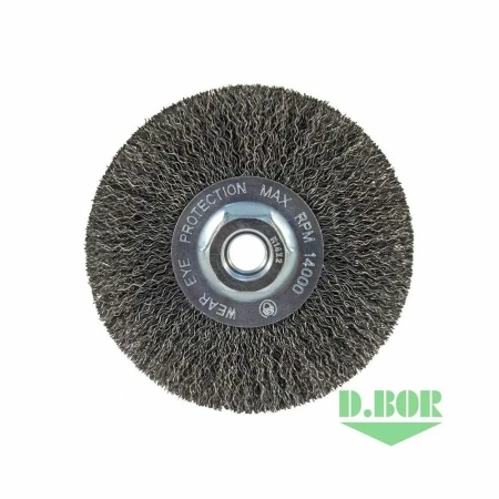 Щётка D.BOR дисковая гофрированная для УШМ, METAL Standard, 100xМ14 изображения